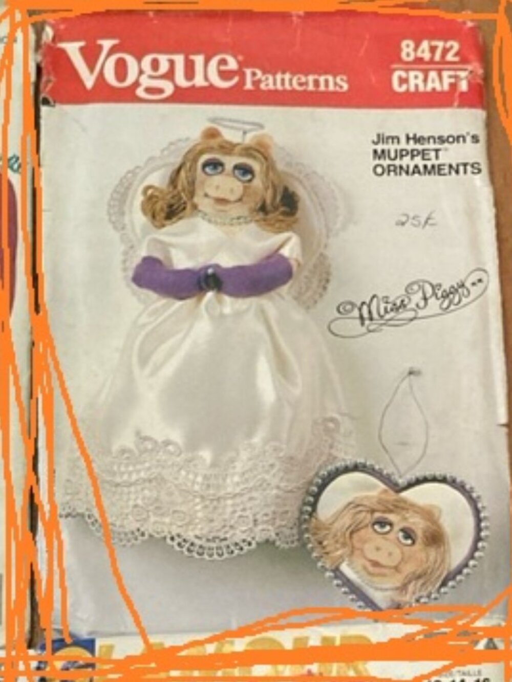 One Vogue Pattern #8472 Craft Uncut